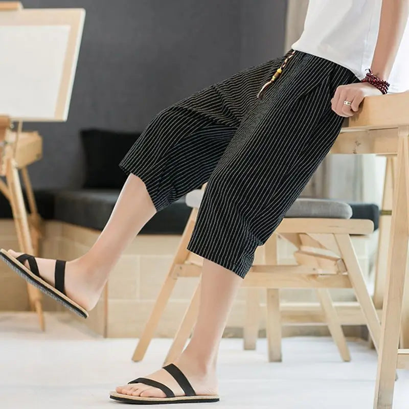 Polyester Cropped Pants