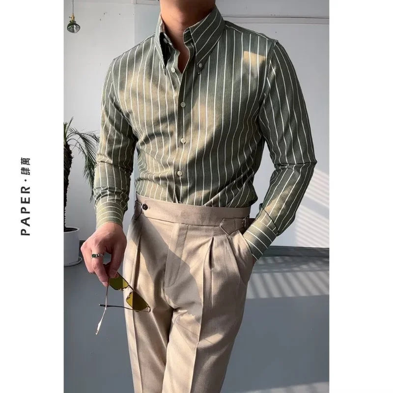 Striped Long Sleeve Shirt