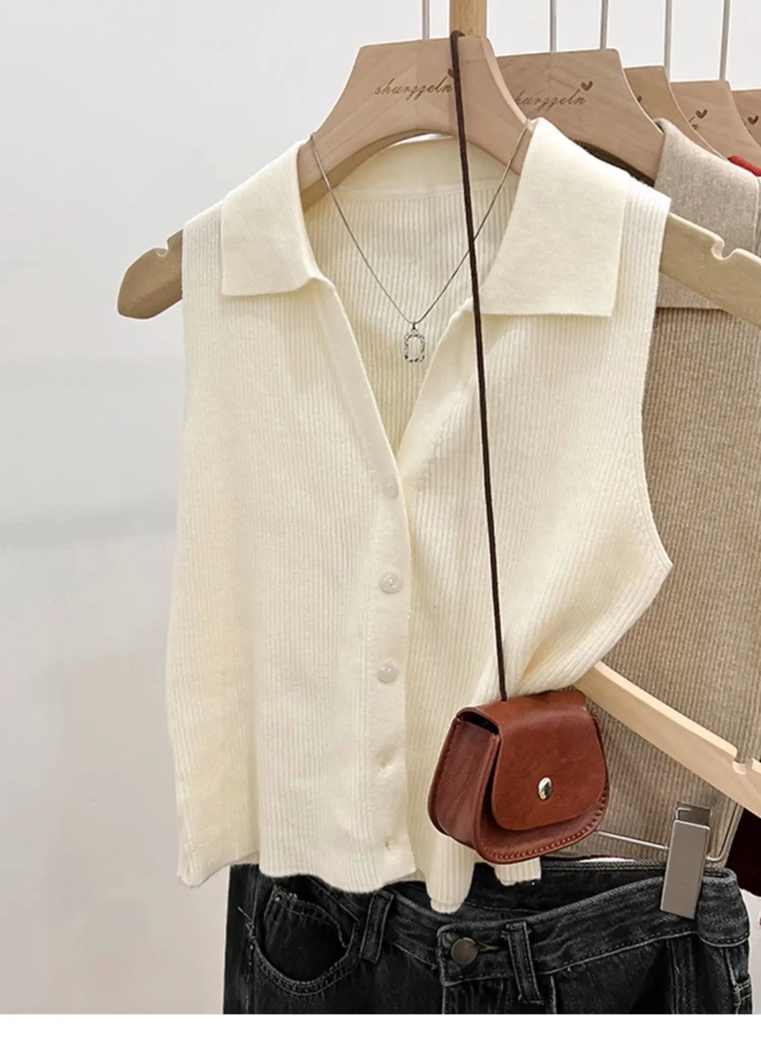 Slim Korean Knitted Cardigan