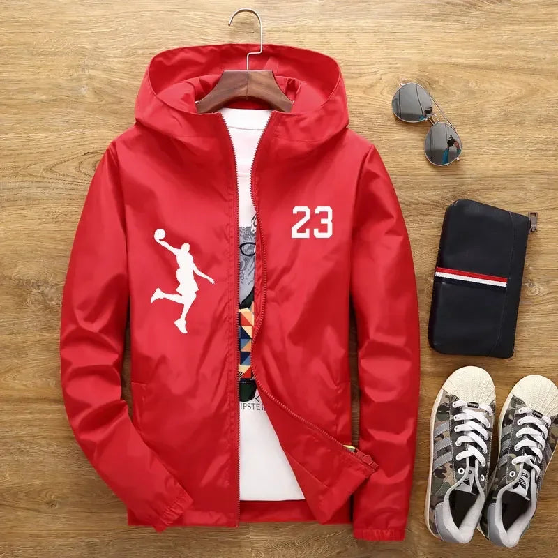 Casual Hooded Bomber Jacket