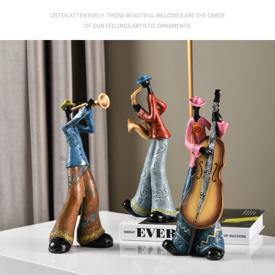 Decorative Sculpture of an American Band