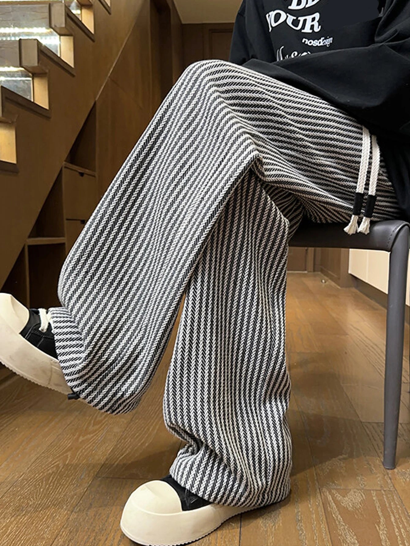 Casual Striped Pants