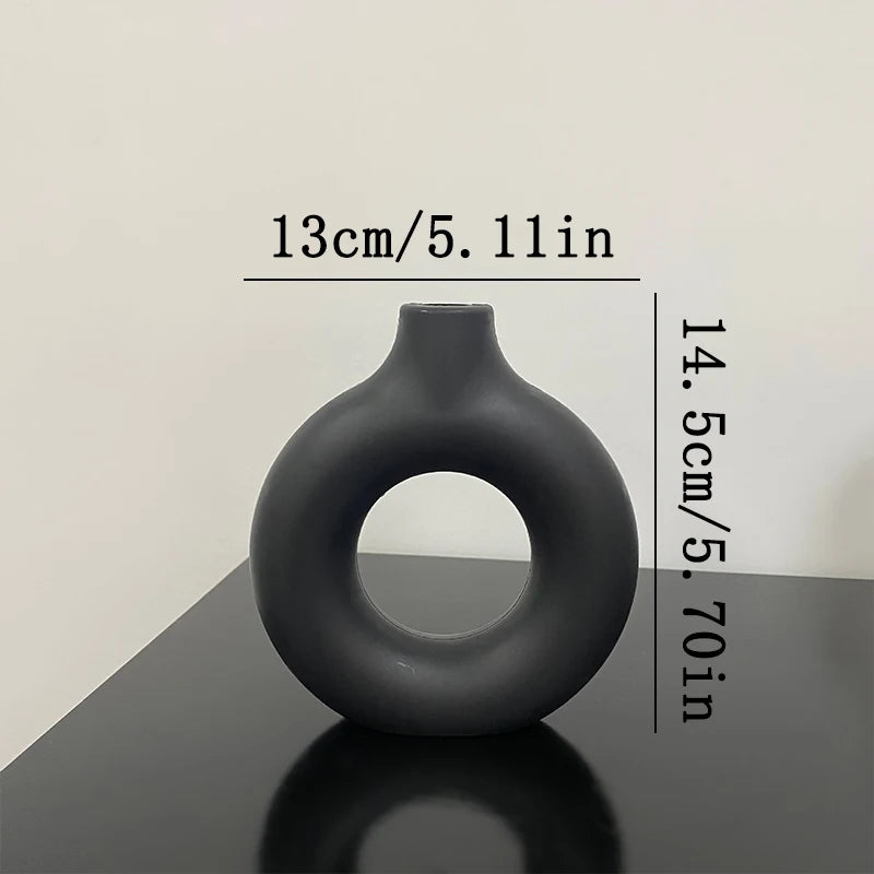 Decorative Plastic Vase for Living Room