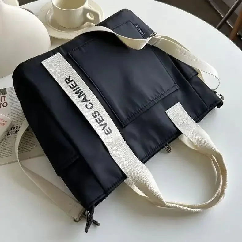 New Casual Large Capacity Waterproof Nylon Shoulder Tote Bag