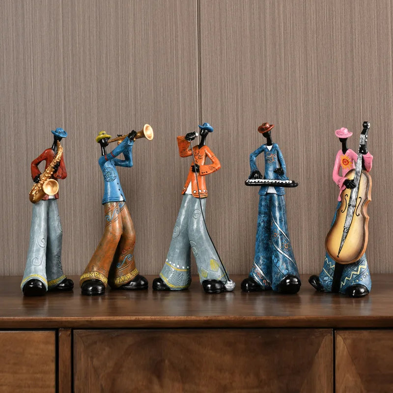 Decorative Sculpture of an American Band