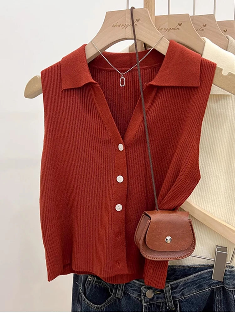 Slim Korean Knitted Cardigan