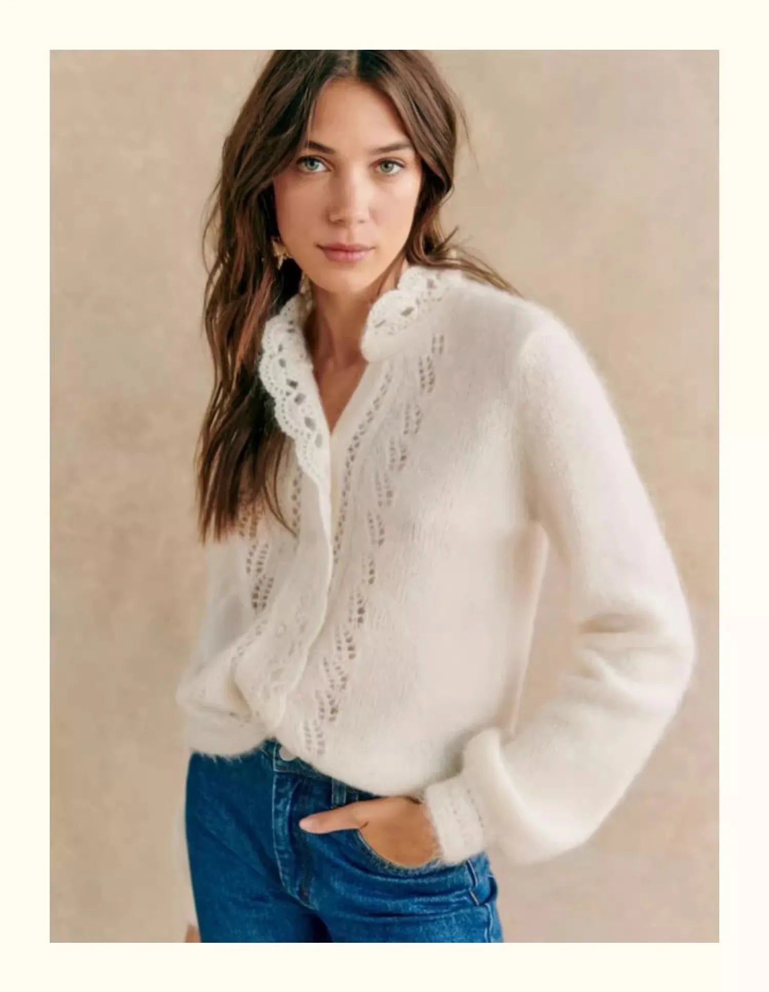 French Style Knitted Cardigan