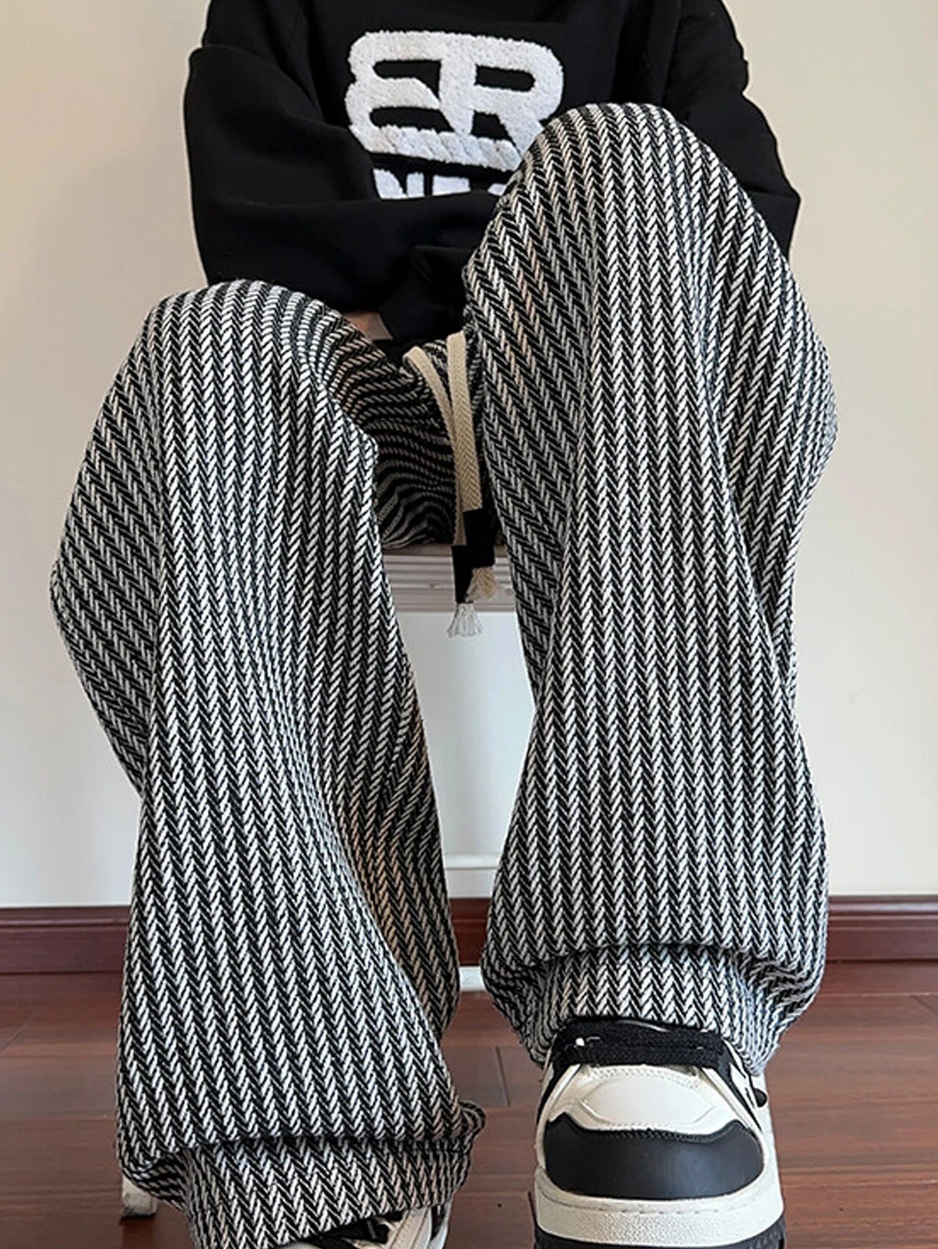 Casual Striped Pants
