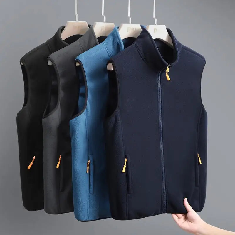 Plus Size Fashion Jacket with Zipper Pockets