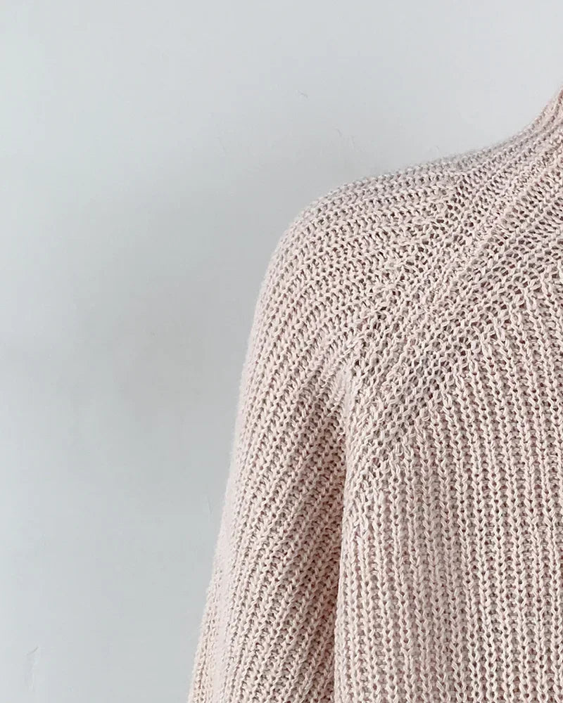 Vintage Long Sleeve Sweater Dress