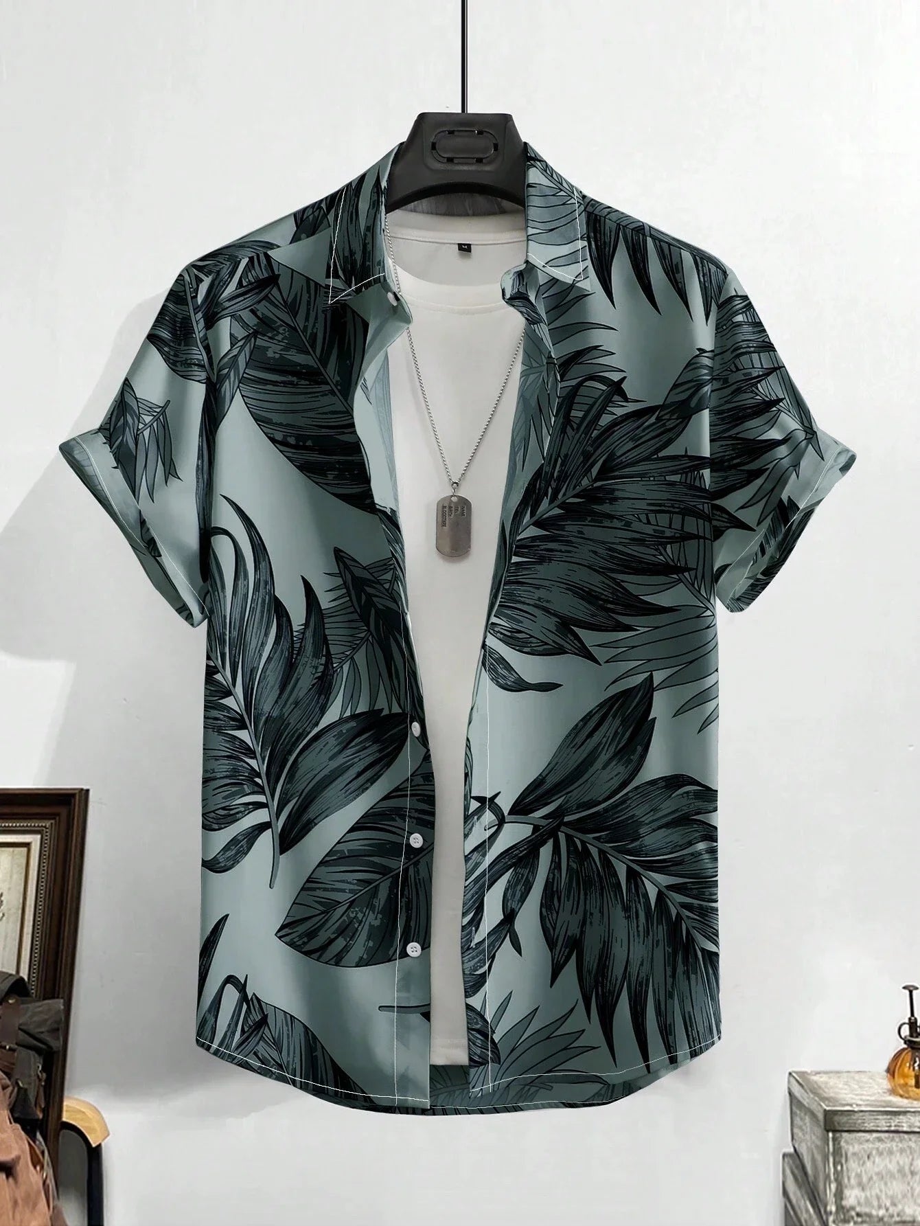 Stylish Vintage Men's Beach Shirt