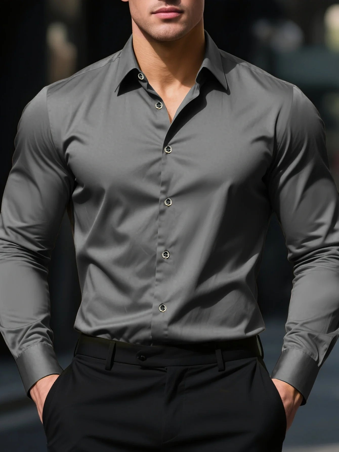 Elegant and Versatile Dress Shirt
