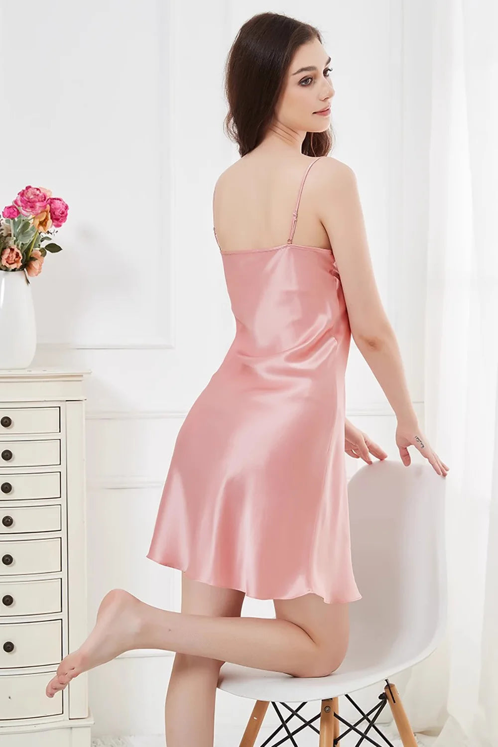 100% Natural Silk Women's Nightgown