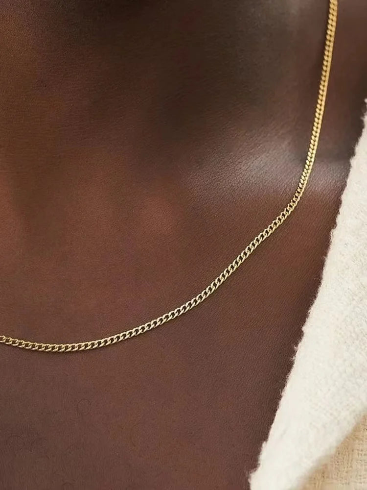 3mm Cuban Chain – Stainless Steel