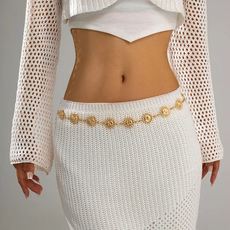 Boho Sun Waist Chain to Enhance Your Look