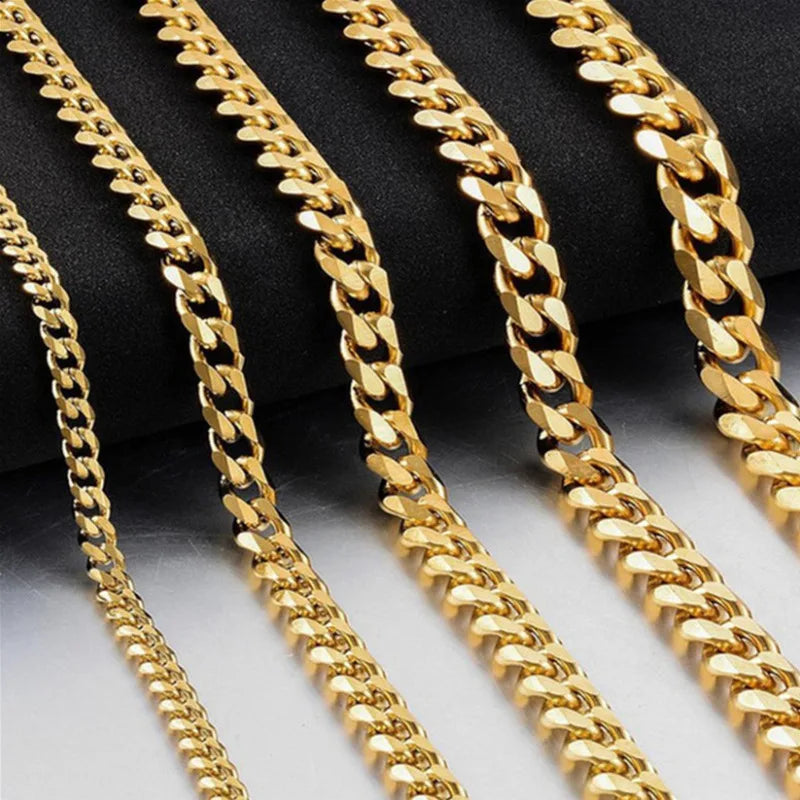 Cuban Chain (3mm / 5mm / 7mm / 9mm)