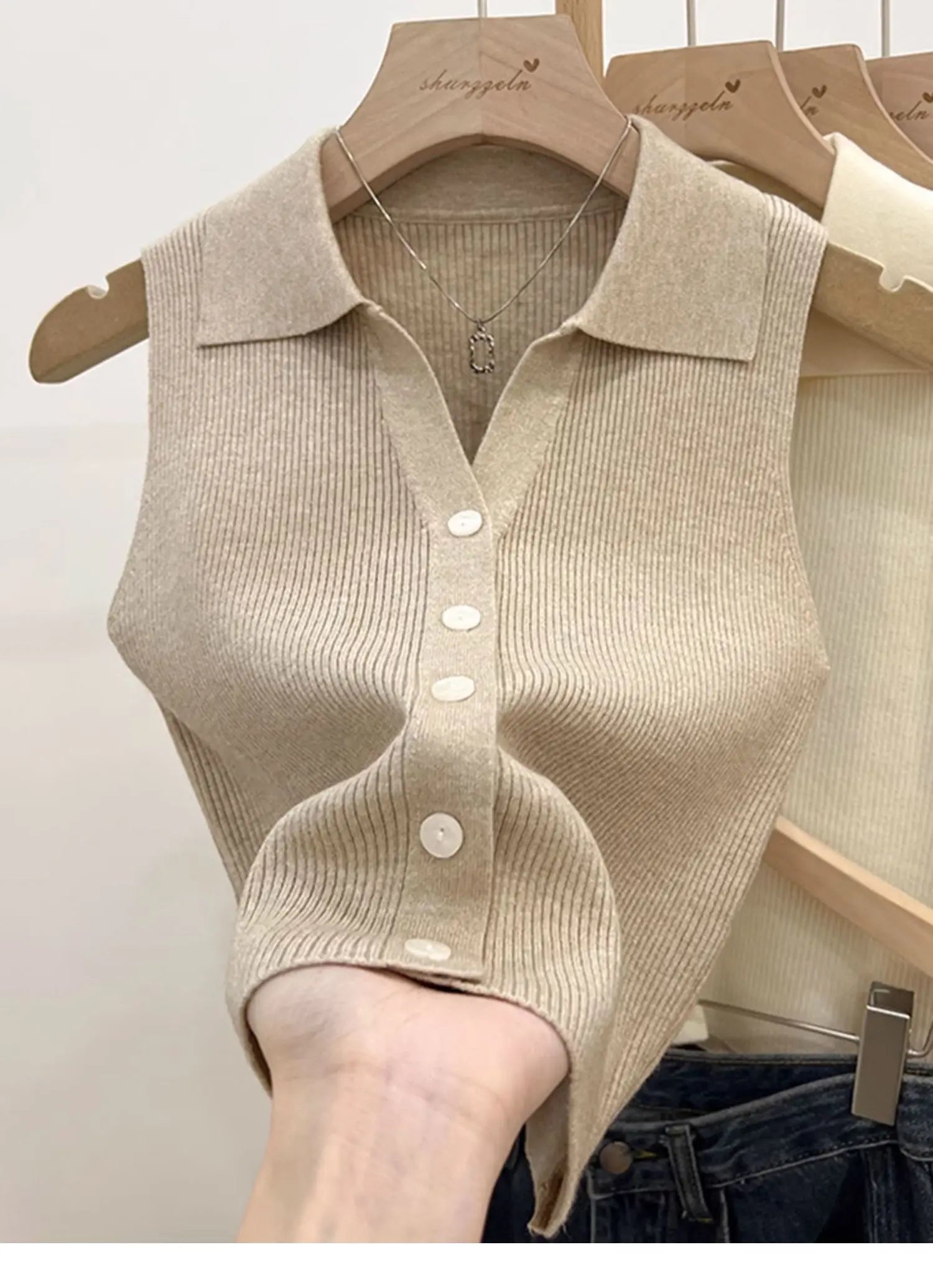 Slim Korean Knitted Cardigan