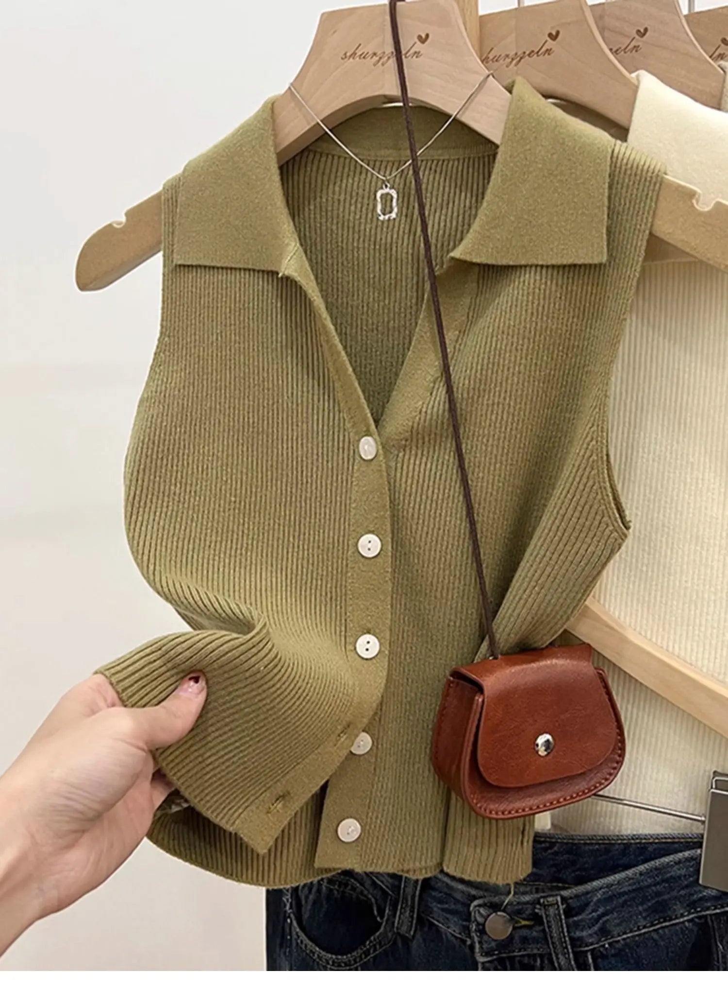 Slim Korean Knitted Cardigan