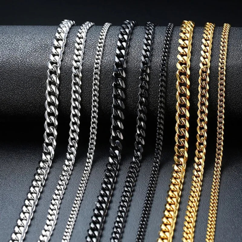 Cuban Chain (3mm / 5mm / 7mm / 9mm)