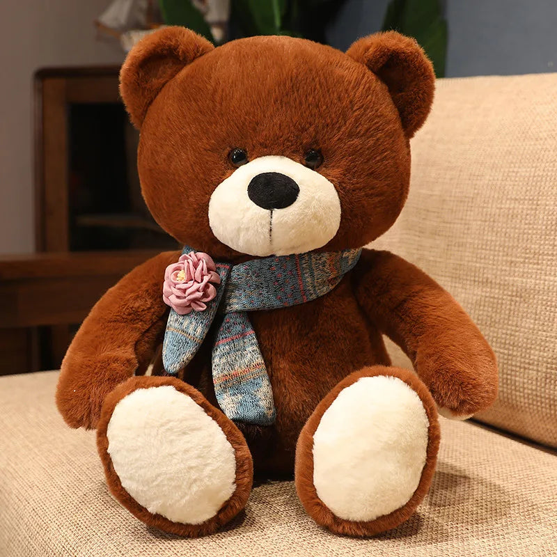 Teddy Bear with Scarf – Soft and Fluffy
