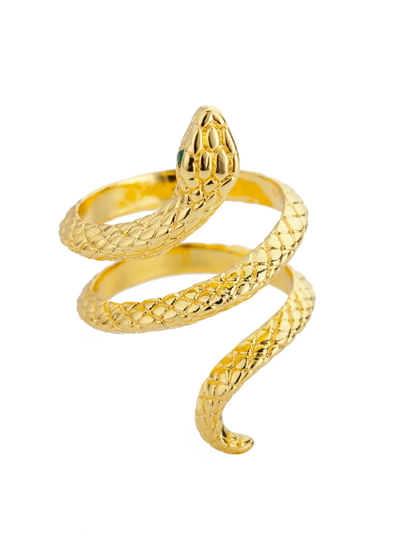 Snake Ring in 18K Gold Plated Stainless Steel