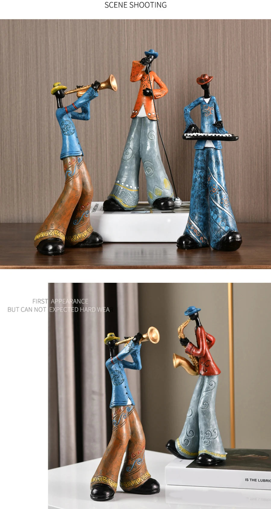 Decorative Sculpture of an American Band