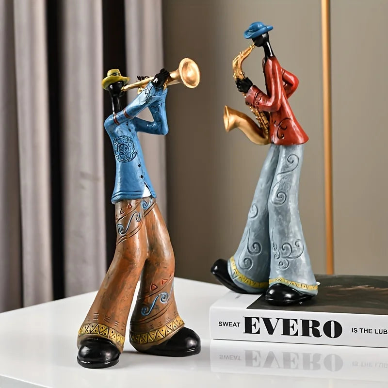 Decorative Sculpture of an American Band