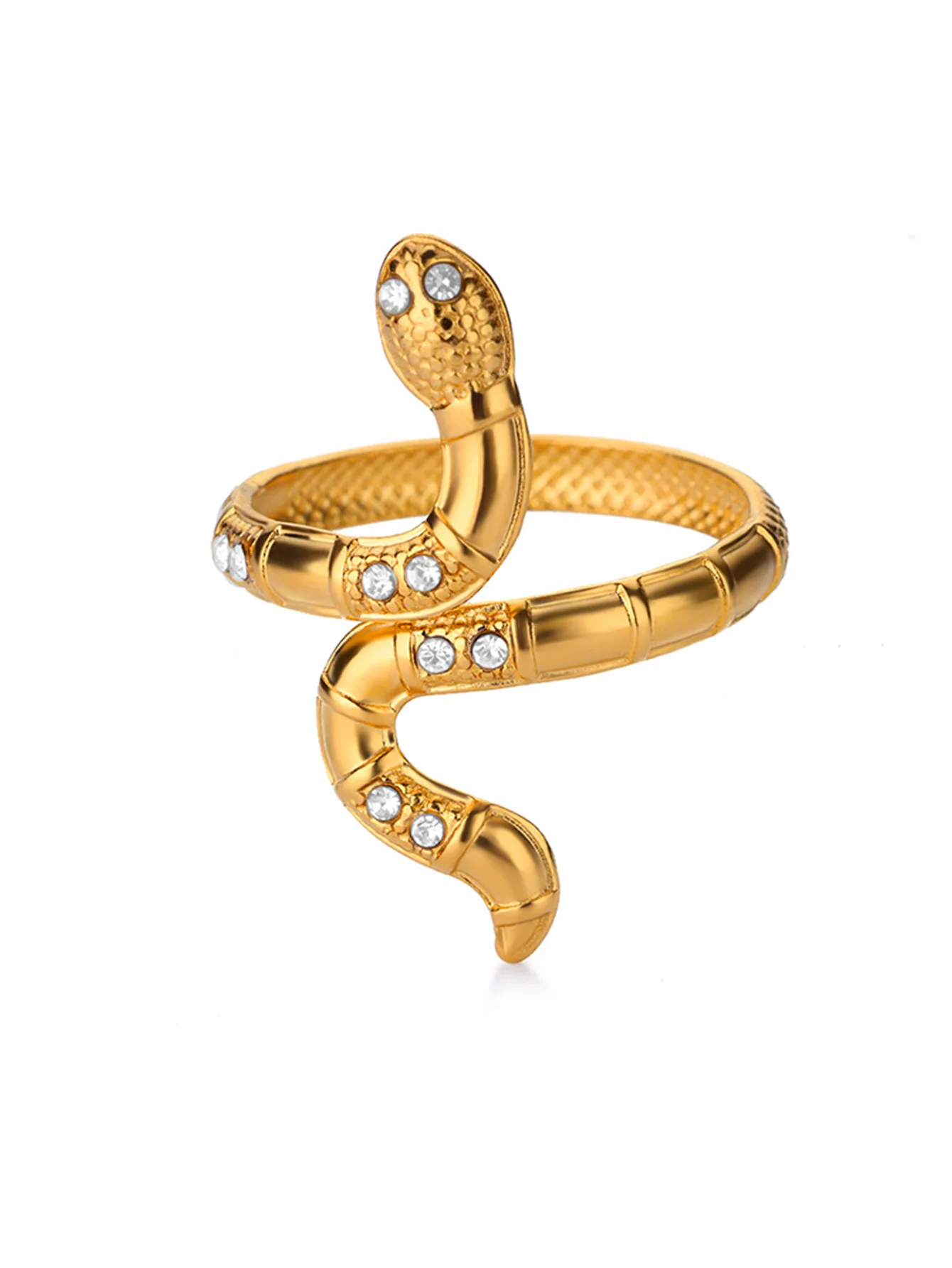 Snake Ring in 18K Gold Plated Stainless Steel