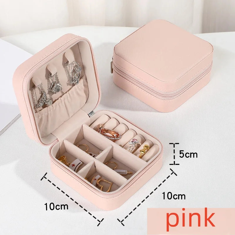 Luxury Mini Jewelry Box in Synthetic Leather