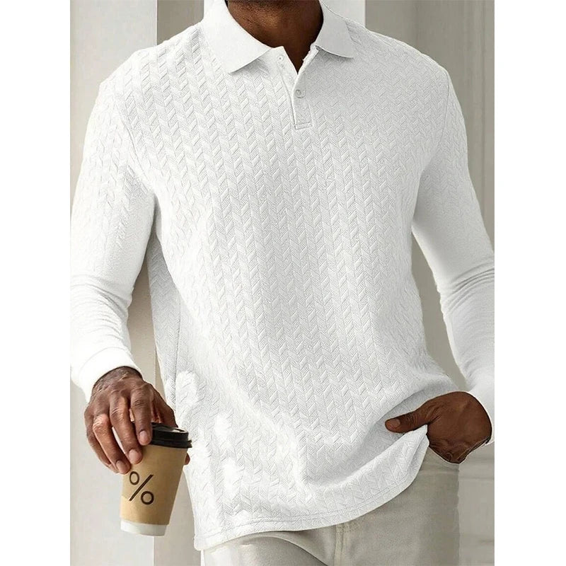 High Quality Long Sleeve Polo Shirt