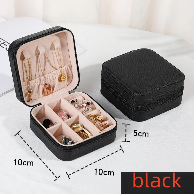 Luxury Mini Jewelry Box in Synthetic Leather
