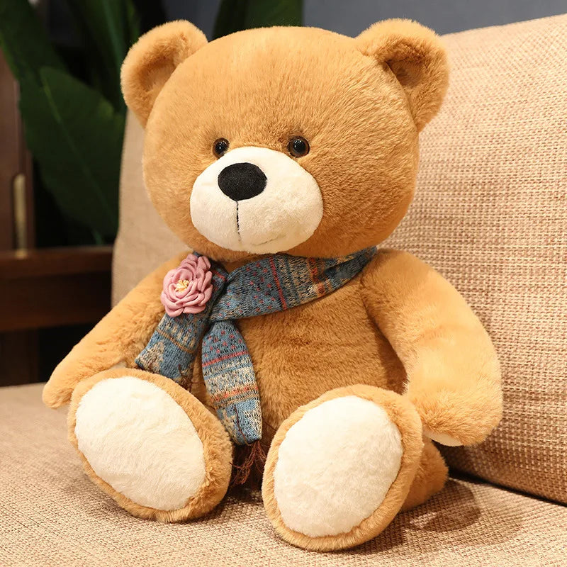 Teddy Bear with Scarf – Soft and Fluffy