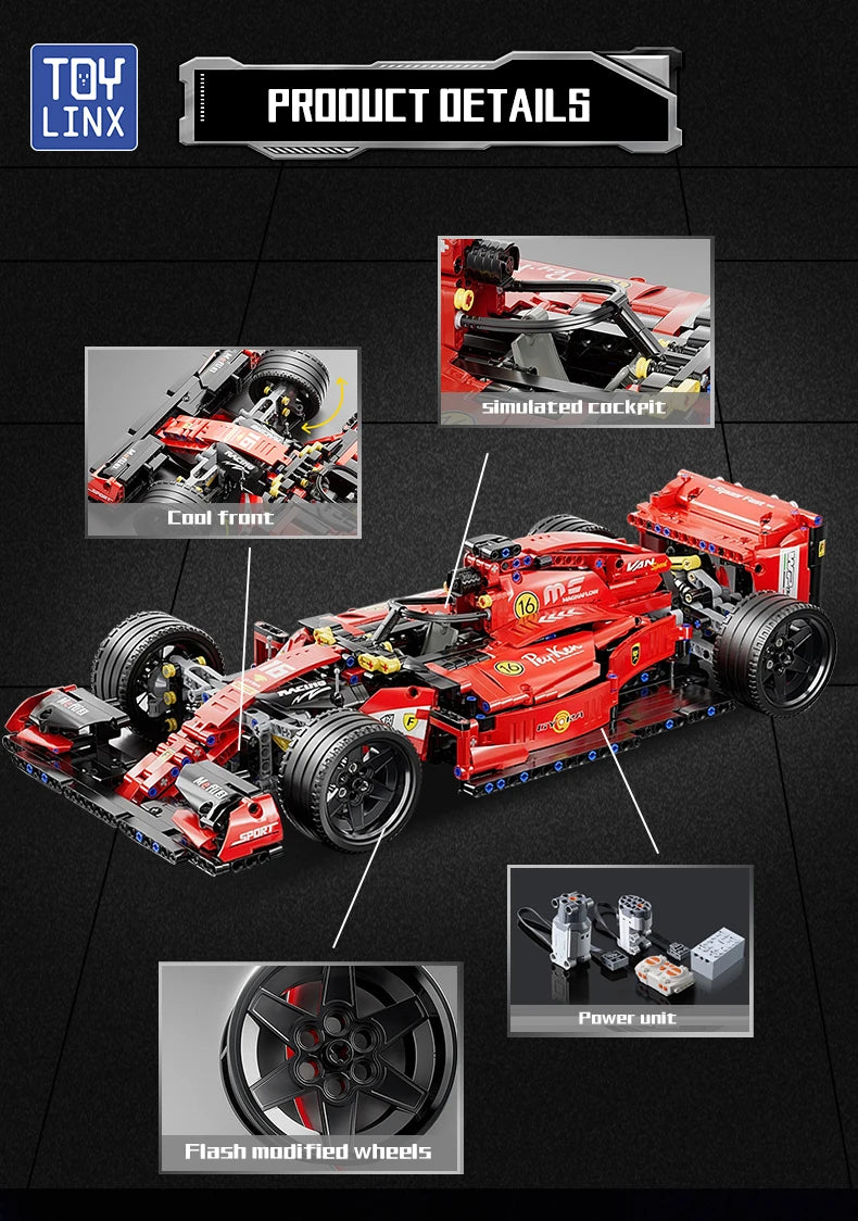 Super F1 Block Set with Suspension