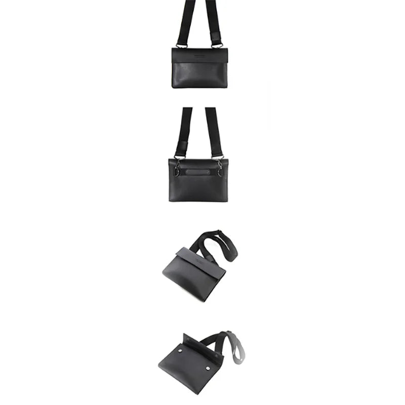 Korean style crossbody bag in durable leather