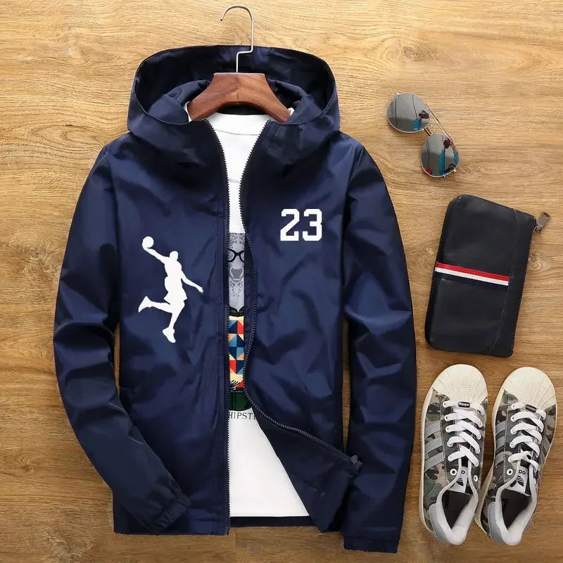 Casual Hooded Bomber Jacket