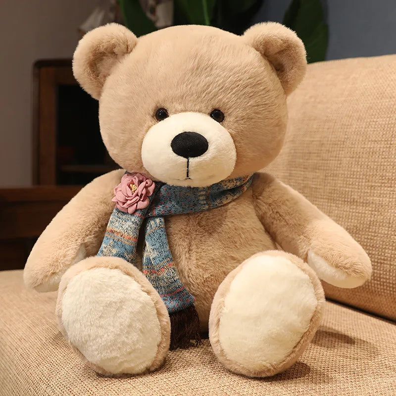 Teddy Bear with Scarf – Soft and Fluffy