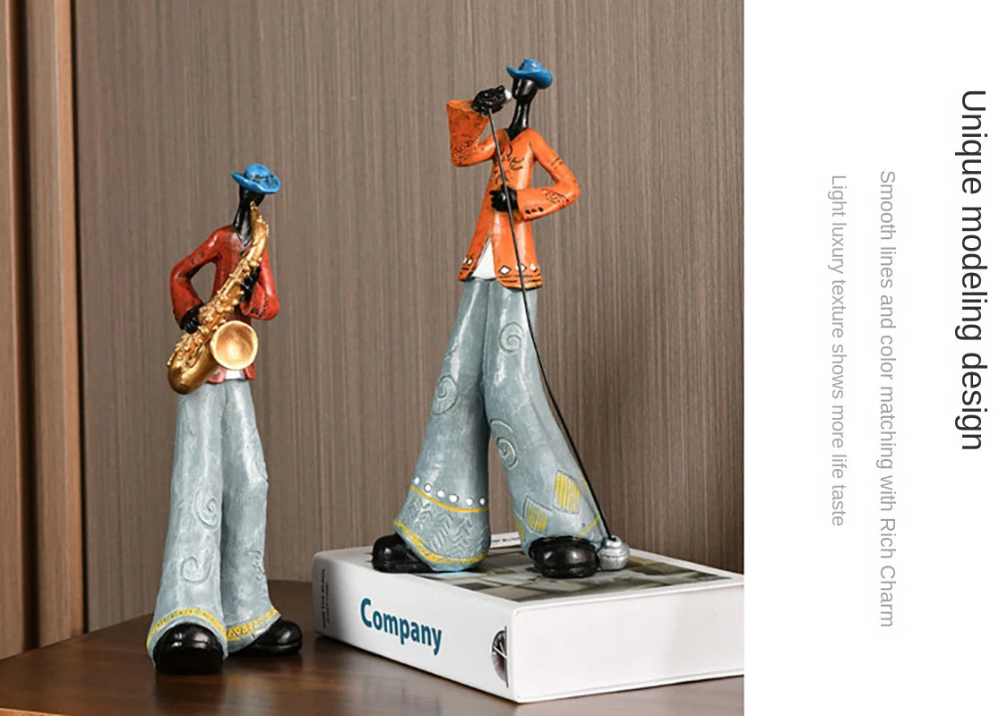 Decorative Sculpture of an American Band