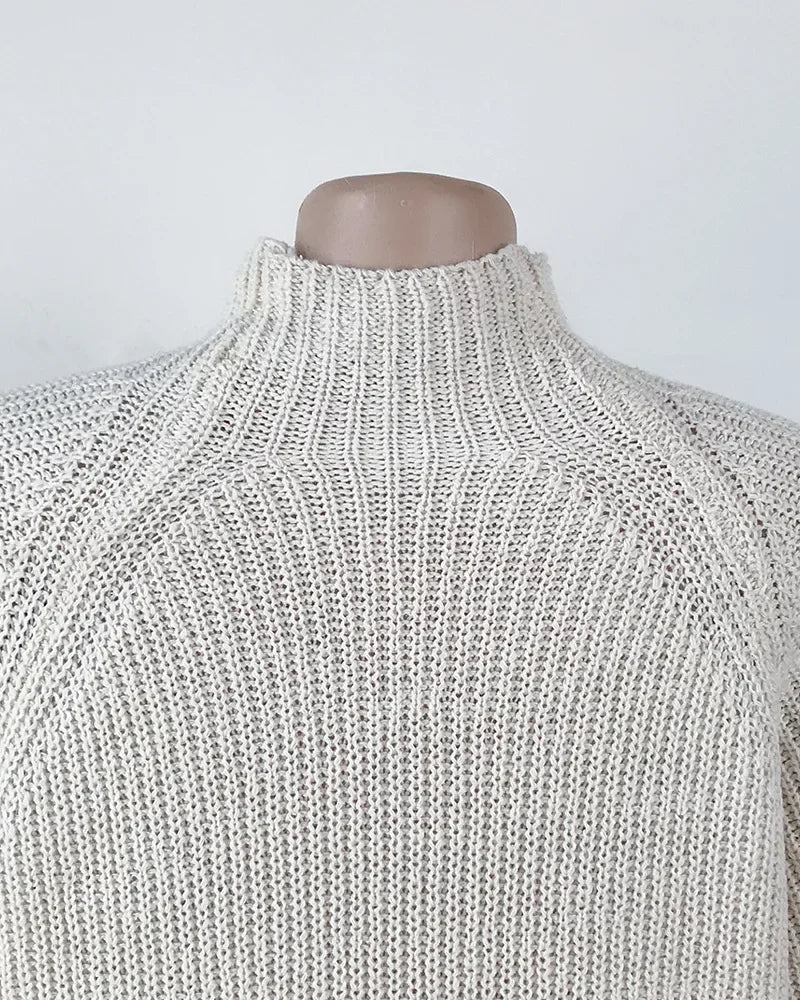 Vintage Long Sleeve Sweater Dress