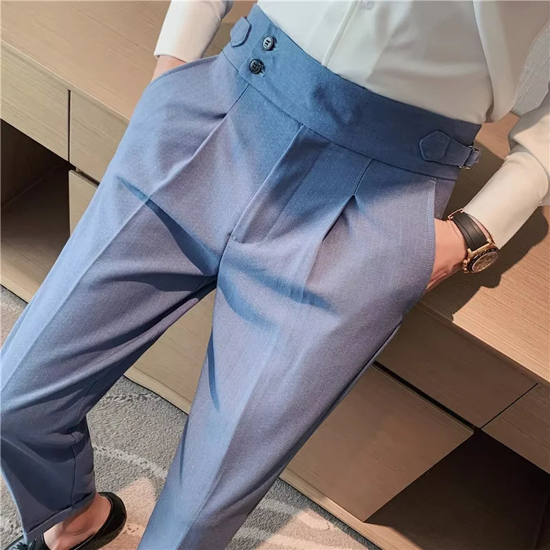 Men's slim fit office pants