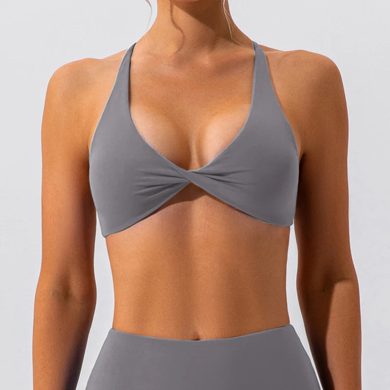 Sexy Women's Gym Top with Crease