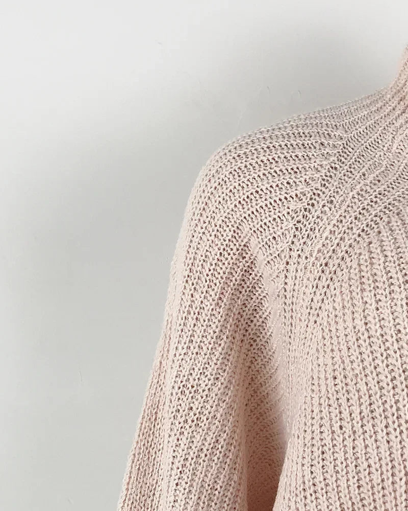 Vintage Long Sleeve Sweater Dress