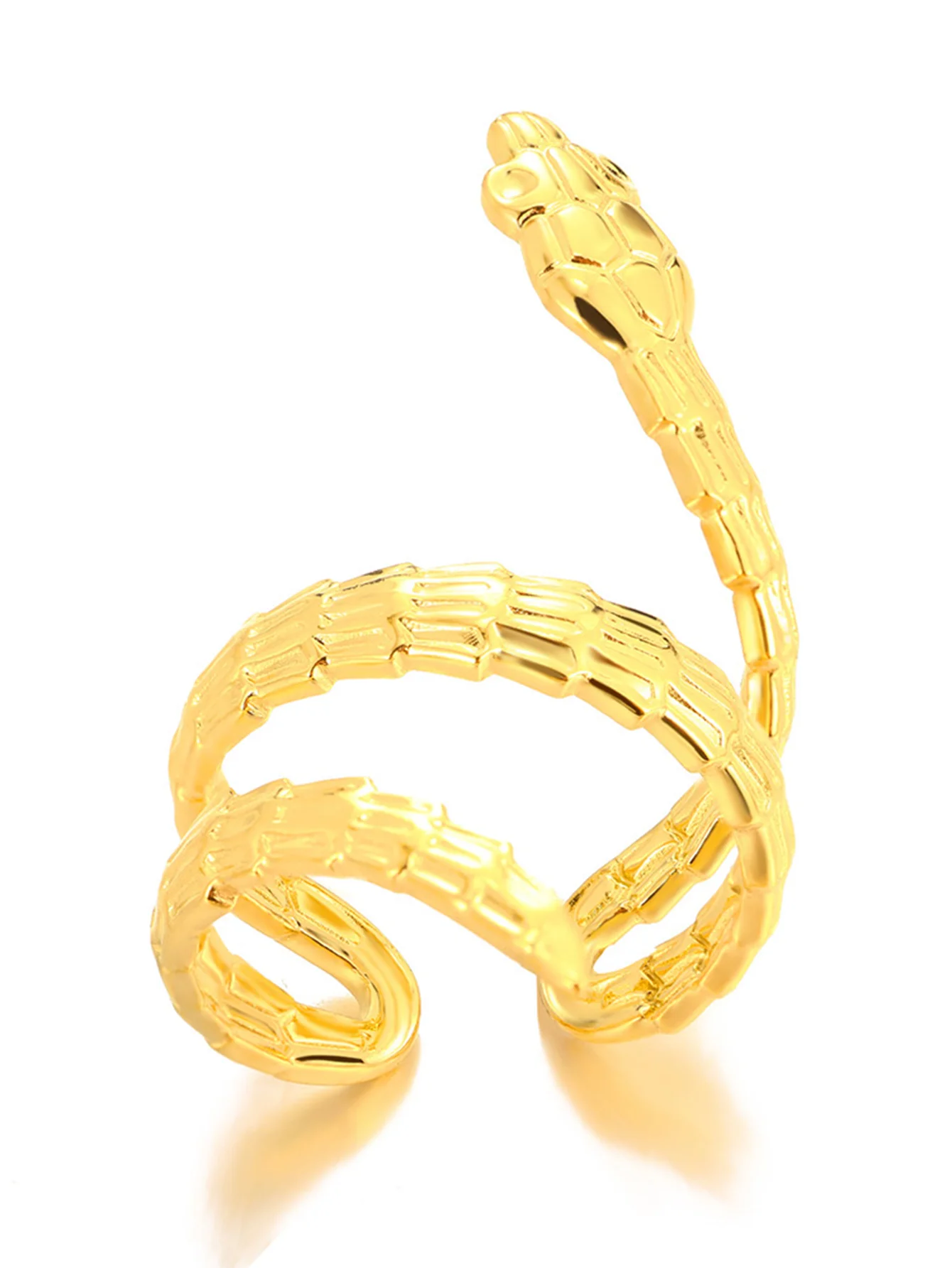 Snake Ring in 18K Gold Plated Stainless Steel