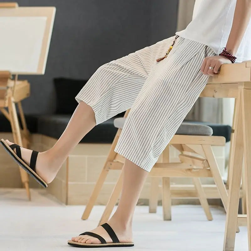 Polyester Cropped Pants