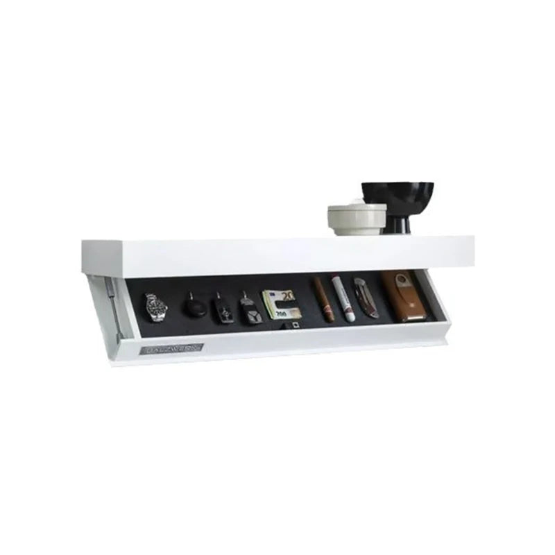 Shelf with Hidden and Sophisticated Storage Solution