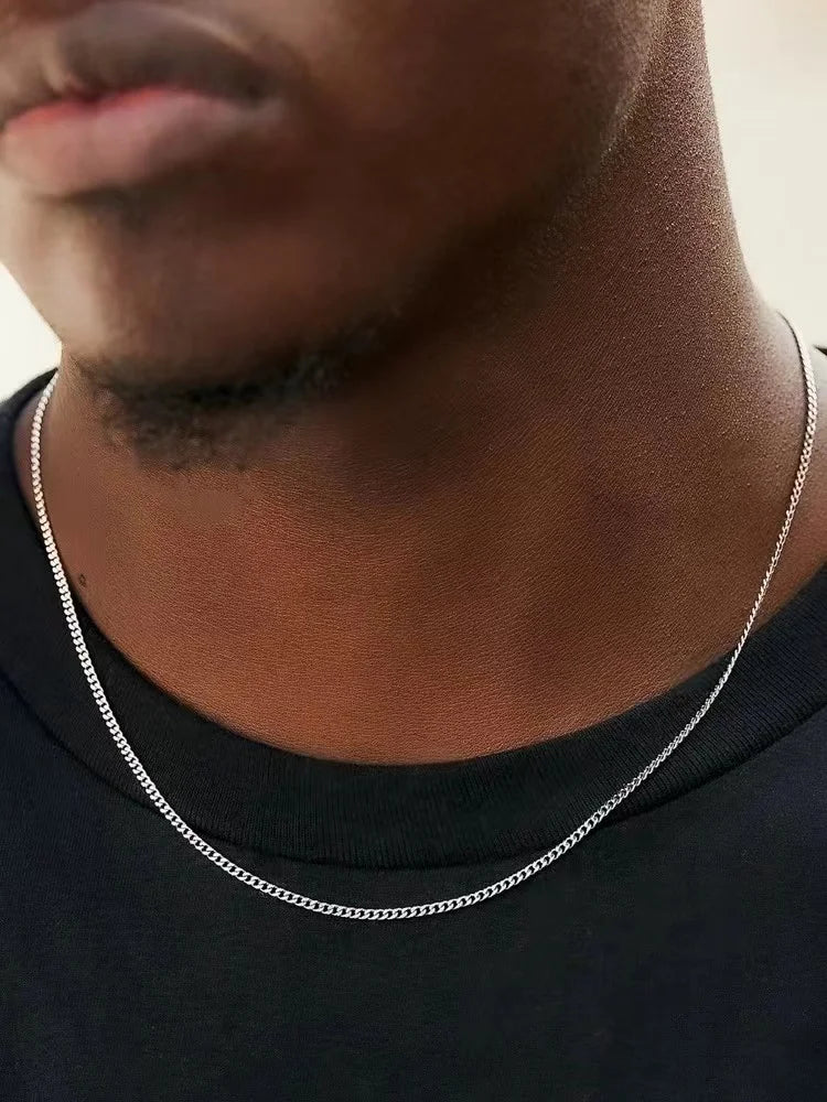 3mm Cuban Chain – Stainless Steel