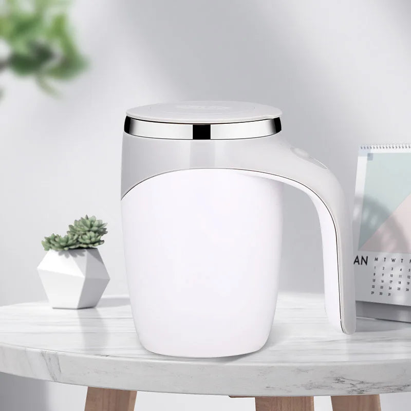 Stainless Steel Refillable Self-Stirring Mug