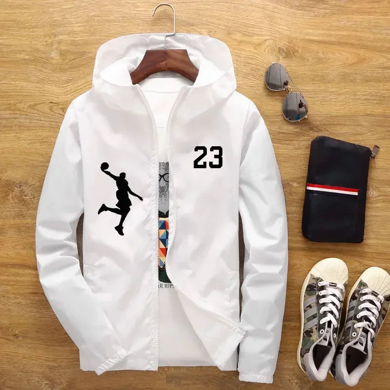 Casual Hooded Bomber Jacket