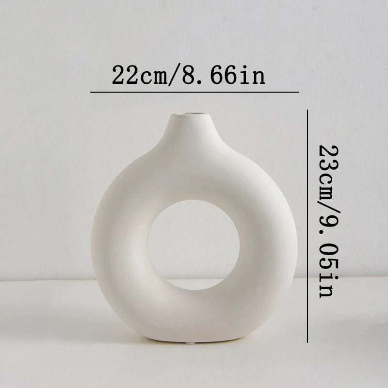 Decorative Plastic Vase for Living Room