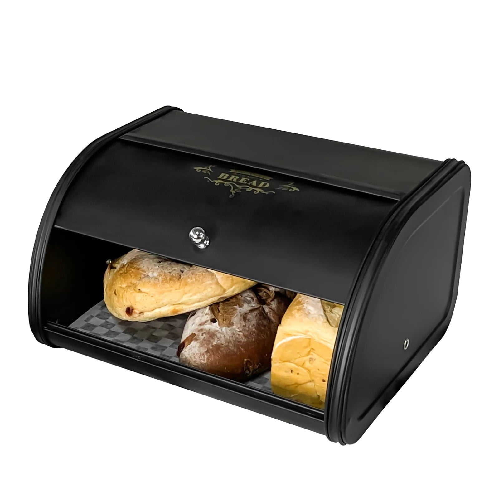 Bread Box with Clamshell Style Opening