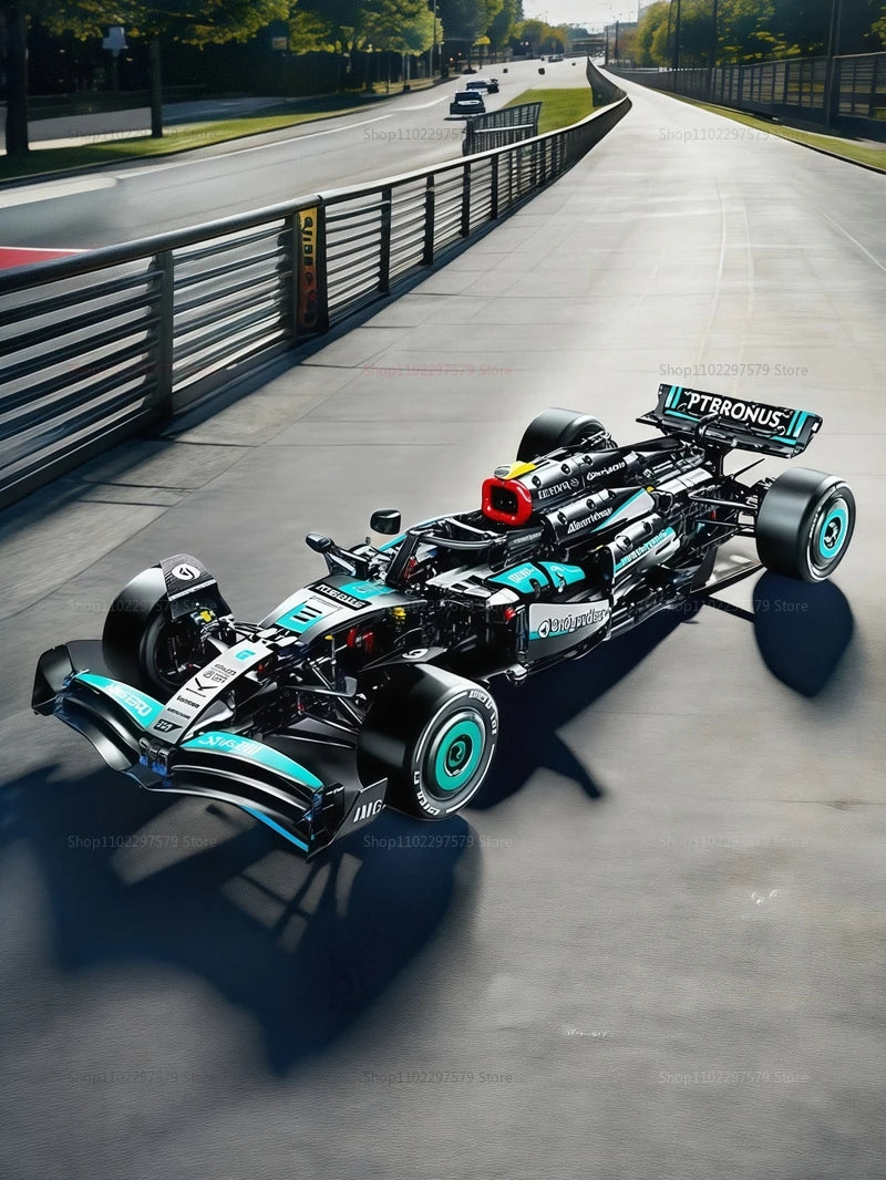 Realistic Formula 1 racing car model